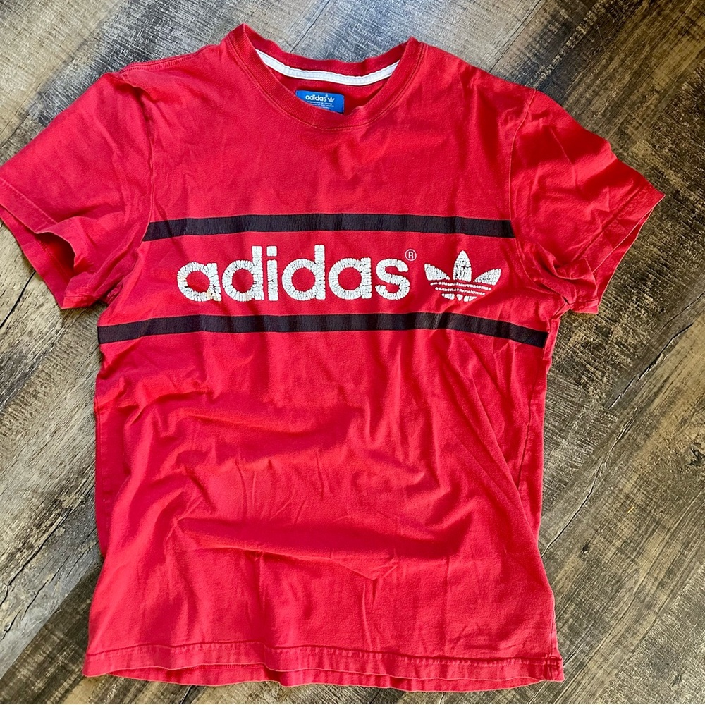 Vintage Adidas Originals Trefoil Logo Tee Large